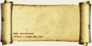 Dijana Miljanić vizit kartica